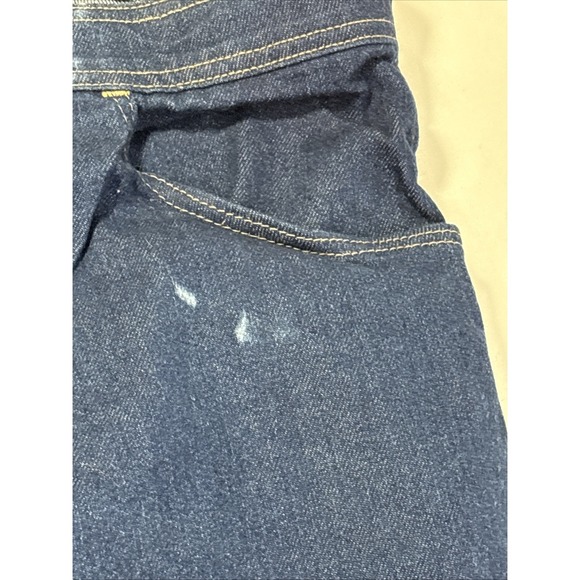 Vtg Wrangler Men's 40x29 Regular Fit Blue Denim Jeans Straight Leg USA 85498PS - Picture 7 of 7